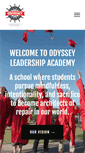 Mobile Screenshot of odysseyleadershipacademy.org